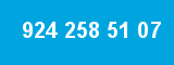 924 258 51 07 924 258 51 07